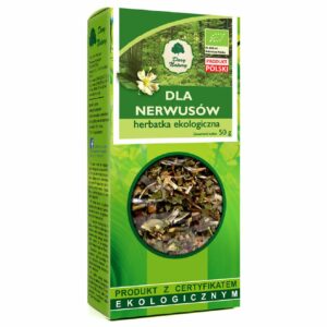 HERBATKA DLA NERWUSÓW BIO 50 g - DARY NATURY