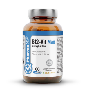 WITAMINA B12 (100 mcg) BEZGLUTENOWA 60 KAPSUŁEK - PHARMOVIT (CLEAN LABEL)