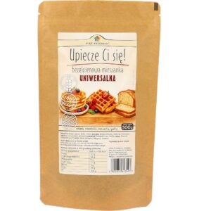 MIESZANKA UNIWERSALNA BEZ DODATKU CUKRÓW BEZGLUTENOWA 500 g - PIĘĆ PRZEMIAN