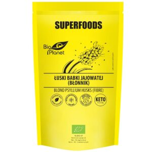 ŁUSKI BABKI JAJOWATEJ (BŁONNIK) BIO 100 g - BIO PLANET SUPERFOODS