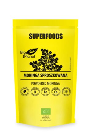 MORINGA SPROSZKOWANA BIO 150 g - BIO PLANET SUPERFOODS