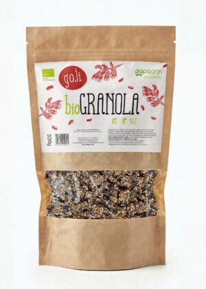 GRANOLA Z GOJI BEZ DODATKU CUKRÓW BEZGLUTENOWA BIO 320 g - PAPAGRIN