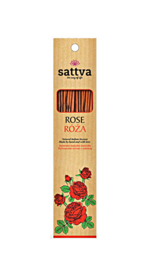 KADZIDEŁKA INDYJSKIE RÓŻA (15 szt.) 30 g - SATTVA (WELLNESS)