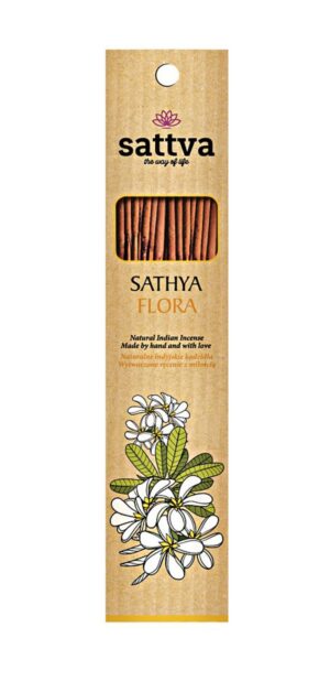KADZIDEŁKA INDYJSKIE SATHYA FLORA (15 szt.) 30 g - SATTVA (WELLNESS)