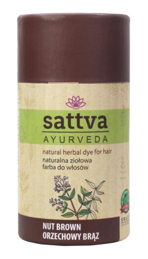 HENNA ORZECHOWY BRĄZ ECO 150 g - SATTVA (AYURVEDA)