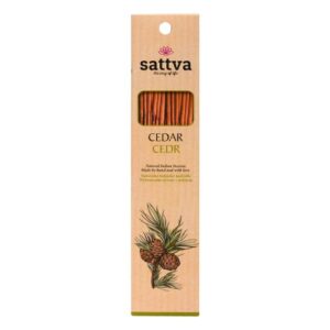 KADZIDEŁKA INDYJSKIE CEDR (15 szt.) 30 g - SATTVA (WELLNESS)