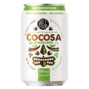 WODA KOKOSOWA GAZOWANA 330 ml - DIET-FOOD (COCOSA)