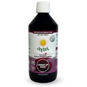 KONCENTRAT NAPOJU PROBIOTYCZNEGO CARDIO UP BURAK BEZGLUTENOWY BIO 500 ml - JOY DAY