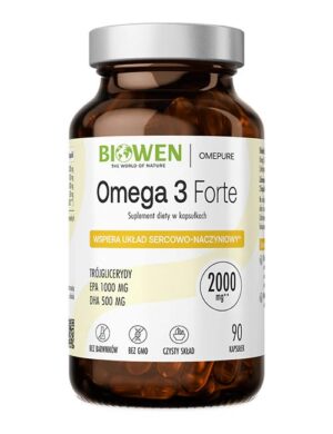 OMEGA-3 FORTE BEZGLUTENOWE 90 KAPSUŁEK - BIOWEN