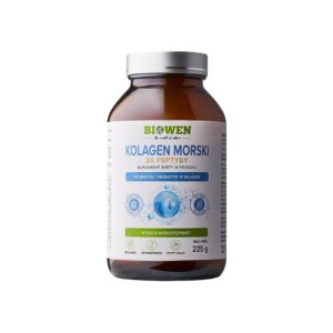 KOLAGEN RYBI 3 x PEPTYDY W PROSZKU 225 g - BIOWEN