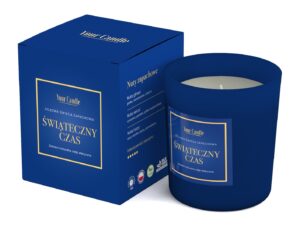 ŚWIECA SOJOWA ZAPACHOWA PREMIUM ŚWIĄTECZNY CZAS 210 ml - YOUR CANDLE (PRODUKT SEZONOWY)