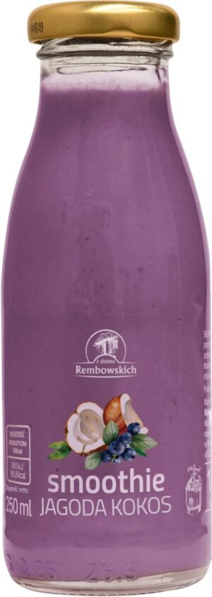SMOOTHIE JAGODA - KOKOS 250 ml - REMBOWSCY
