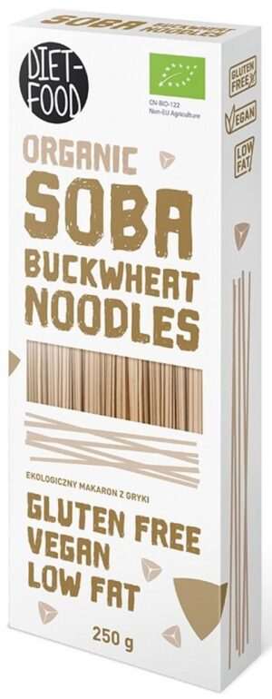MAKARON (GRYCZANY) NOODLE SOBA BIO 250 g - DIET-FOOD