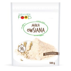 MĄKA OWSIANA BEZGLUTENOWA 500 g - DENVER FOOD