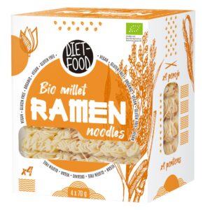 MAKARON (JAGLANY) RAMEN BEZGLUTENOWY BIO 280 g - DIET-FOOD