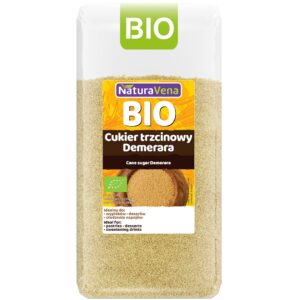 CUKIER TRZCINOWY DEMERARA BIO 500 g - NATURAVENA