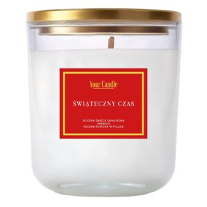 ŚWIECA SOJOWA ZAPACHOWA ŚWIĄTECZNY CZAS 180 ml - YOUR CANDLE (PRODUKT SEZONOWY)