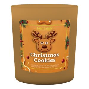 ŚWIECA SOJOWA ZAPACHOWA CHRISTMAS COOKIES 180 ml - YOUR CANDLE (PRODUKT SEZONOWY)