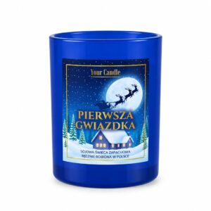 ŚWIECA SOJOWA ZAPACHOWA PIERWSZA GWIAZDKA 180 ml - YOUR CANDLE (PRODUKT SEZONOWY)