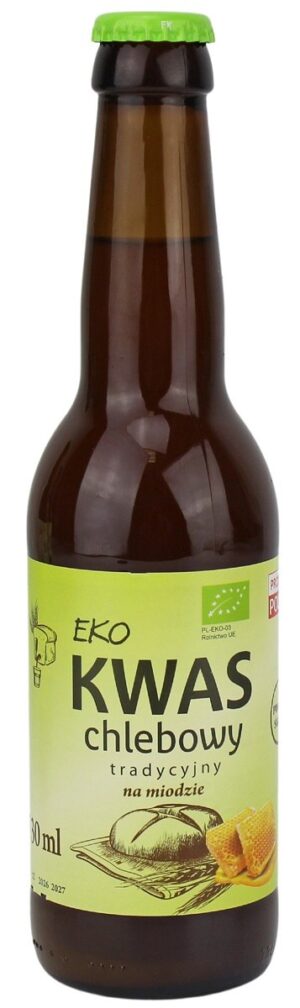 KWAS CHLEBOWY TRADYCYJNY NA MIODZIE BIO 330 ml - EKO NATURA