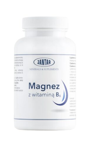 MAGNEZ + WITAMINA B6 60 KAPSUŁEK - JANTAR