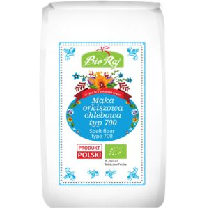 MĄKA ORKISZOWA CHLEBOWA TYP 700 BIO (POLSKA) 500 g - BIO RAJ