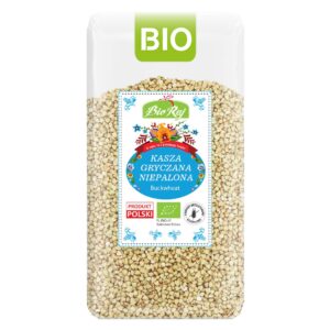 KASZA GRYCZANA NIEPALONA BEZGLUTENOWA BIO (POLSKA) 500 g - BIO RAJ