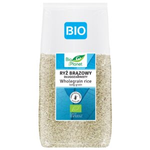 RYŻ BRĄZOWY DŁUGOZIARNISTY BEZGLUTENOWY BIO 500 g - BIO PLANET