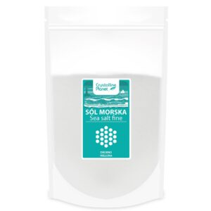 SÓL MORSKA DROBNO MIELONA 1 kg - CRYSTALLINE PLANET