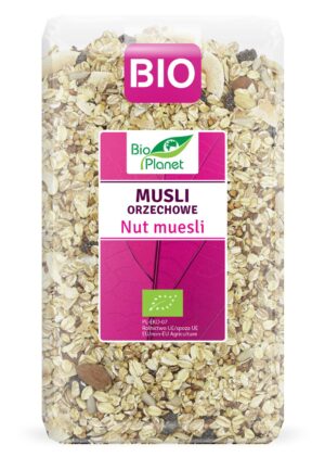 MUSLI ORZECHOWE BIO 600 g - BIO PLANET