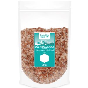 SÓL HIMALAJSKA RÓŻOWA GRUBO MIELONA 1 kg - CRYSTALLINE PLANET