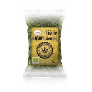 HERBATKA LIŚĆ KONOPI BIO 30 g - MIR-LEK