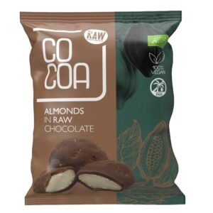 MIGDAŁY W CZEKOLADZIE SUROWEJ BIO 70 g - COCOA
