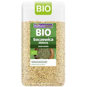 SOCZEWICA ZIELONA BIO 400 g - NATURAVENA
