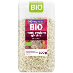PŁATKI OWSIANE GÓRSKIE BIO 300 g - NATURAVENA