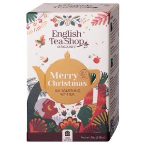 ZESTAW HERBAT I HERBATEK ŚWIĄTECZNYCH BIO (5 SMAKÓW) (20 x 1,95 g) 39 g - ENGLISH TEA SHOP ORGANIC (PRODUKT SEZONOWY)