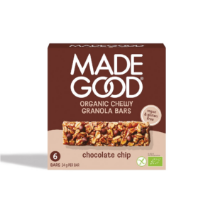 BATONY GRANOLA CRUNCHY Z CZEKOLADĄ BEZGLUTENOWE BIO (6 x 24 g) 144 g - MADEGOOD