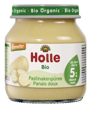 PASTERNAK BEZ DODATKU CUKRÓW BEZGLUTENOWY OD 5 MIESIĄCA DEMETER BIO 125 g (SŁOIK) - HOLLE