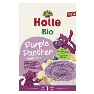 OWSIANKOWA PANTERA BANAN - JABŁKO - JAGODA BEZ DODATKU CUKRÓW OD 1 ROKU BIO 200 g - HOLLE