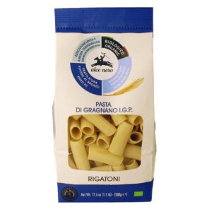 MAKARON (SEMOLINOWY - PASTA DI GRAGNANO) RURKA RIGATONI BIO 500 g - ALCE NERO