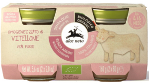 CIELĘCINA BEZGLUTENOWA OD 4 MIESIĄCA BIO (2 x 80 g) 160 g - ALCE NERO