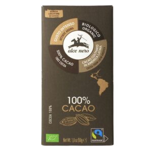 TABLICZKA GORZKA 100 % KAKAO BIO 50 g - ALCE NERO