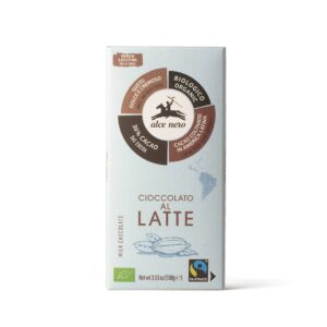 CZEKOLADA MLECZNA FAIR TRADE BIO 100 g - ALCE NERO