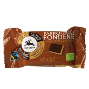 HERBATNIKI ORKISZOWE Z CZEKOLADĄ GORZKĄ FAIR TRADE BIO 28 g - ALCE NERO