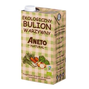 BULION WARZYWNY W PŁYNIE BEZGLUTENOWY BIO 1 L - ANETO NATURAL