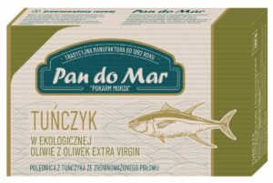 TUŃCZYK W BIO OLIWIE Z OLIWEK EXTRA VIRGIN 120 g - PAN DO MAR