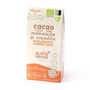 KAKAO Z POMARAŃCZĄ I CYNAMONEM BEZ DODATKU CUKRÓW BEZGLUTENOWE BIO 125 g - ALTERNATIVA3