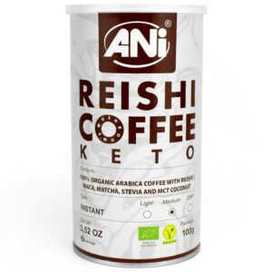 KAWA ROZPUSZCZALNA ARABICA Z REISHI KETO BIO 100 g - ANI