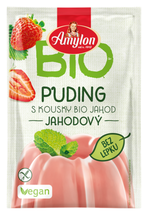 BUDYŃ TRUSKAWKOWY BEZGLUTENOWY BIO 40 g - AMYLON