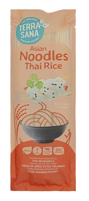 MAKARON (RYŻOWY) NOODLE SPAGHETTI BEZGLUTENOWY BIO 250 g - TERRASANA